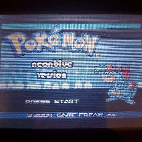 Pokemon Neon Blue GBA ROM Hack Game Custom Gameboy Advance - Picture 2 of 3